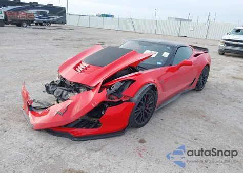 2017 Chevrolet Corvette Z06 из США, поврежденный, VIN 1G1YS2D63H5605130